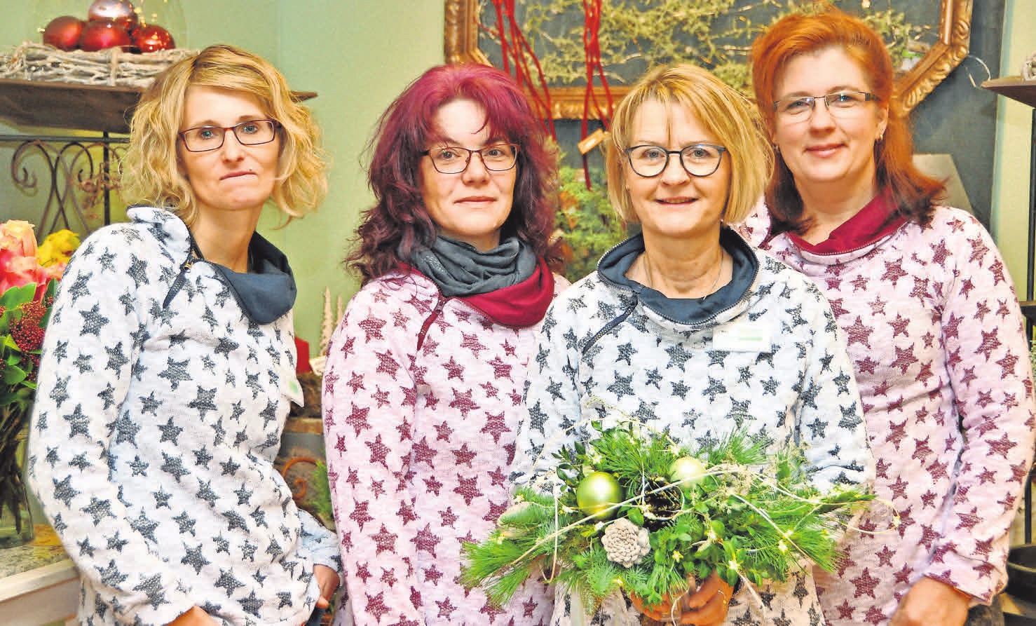 Das Team um Susanne Präger-Hoffmann (Zweite von rechts) hat in der Advents- und Weihnachtszeit viel zu bieten. Das Team um Susanne Präger-Hoffmann (Zweite von rechts) hat in der Advents- und Weihnachtszeit viel zu bieten.