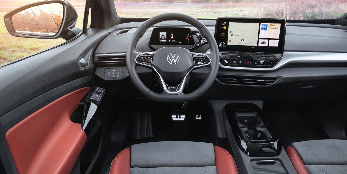 Digitales Cockpit und volle Vernetzung im VW ID.4 Fotos: VW Digitales Cockpit und volle Vernetzung im VW ID.4 Fotos: VW