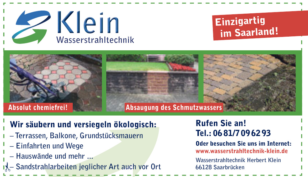 Wasserstrahltechnik Herbert Klein Wasserstrahltechnik Herbert Klein