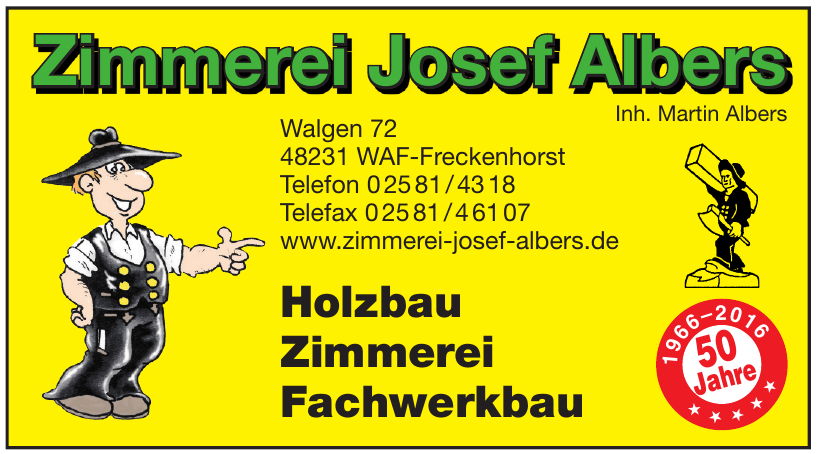 Zimmerei Josef Albers Zimmerei Josef Albers