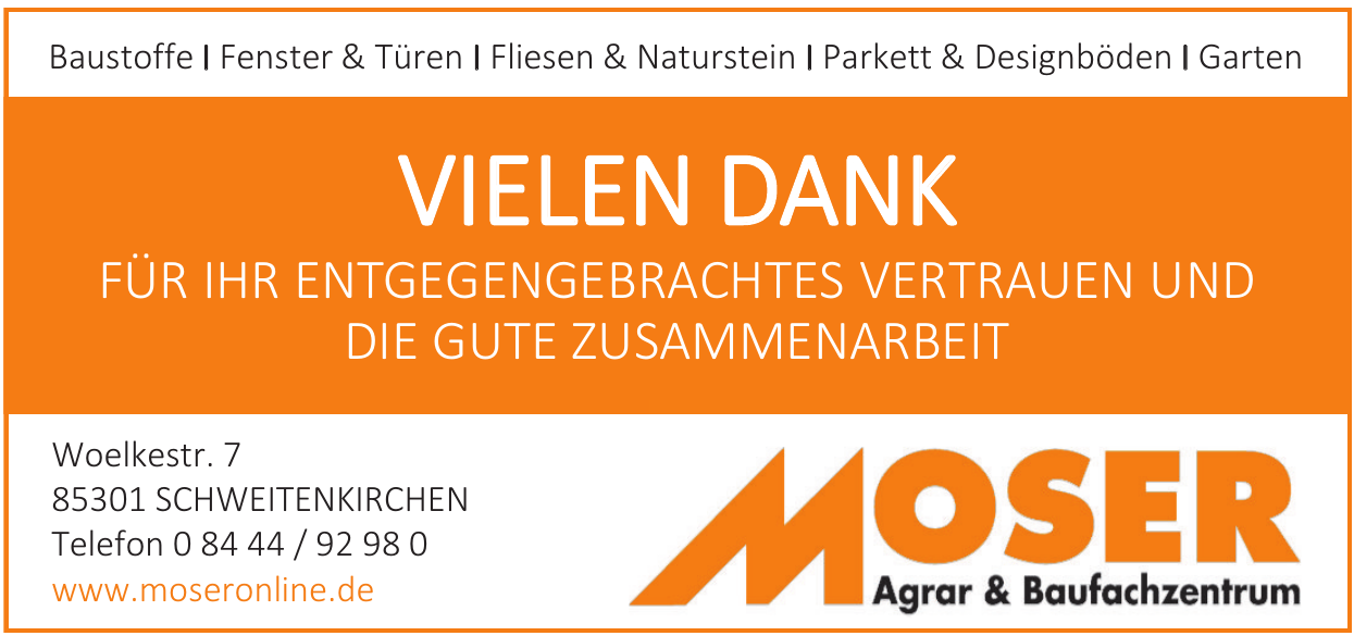 Moser Agrar & Baufachzentrum e. K. Moser Agrar & Baufachzentrum e. K.