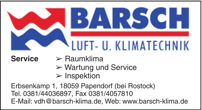 Barsch Luft- und Klimatechnik Barsch Luft- und Klimatechnik