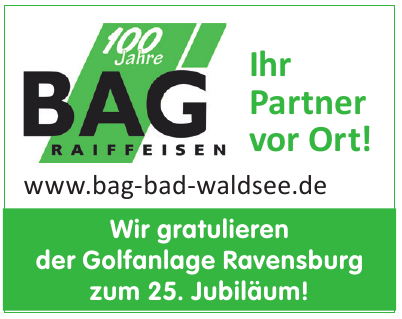 Bag Raiffeisen Bezug + Absatz eG Bag Raiffeisen Bezug + Absatz eG