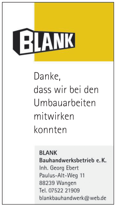 Blank Bauhandwerksbetrieb e. K. Blank Bauhandwerksbetrieb e. K.