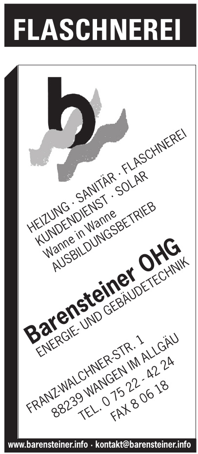 Barensteiner Energie- und Gebäudetechnik Barensteiner Energie- und Gebäudetechnik