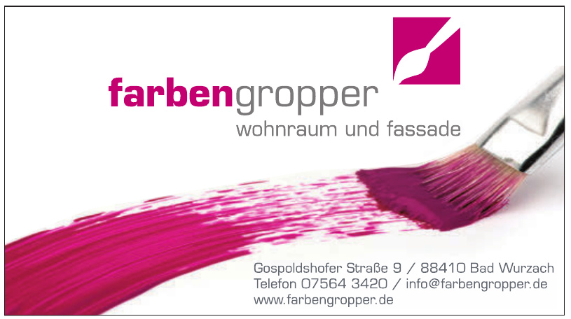 Farben Gropper GmbH Farben Gropper GmbH