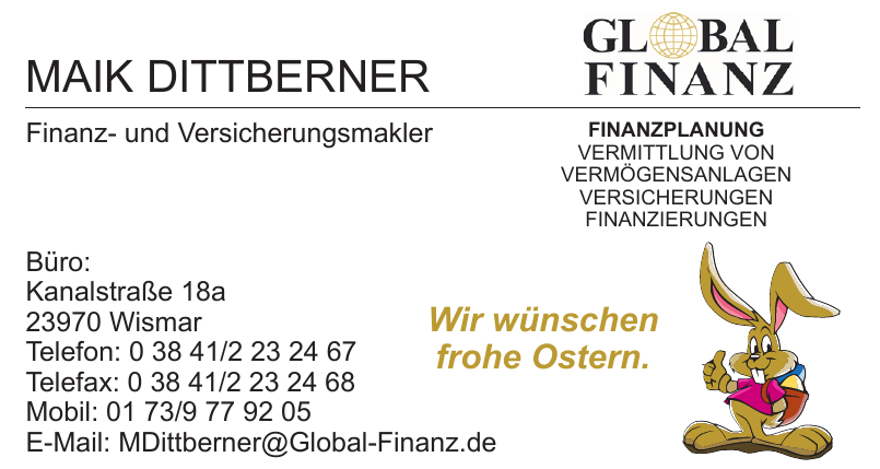 Maik Dittberner - Global Finanz Maik Dittberner - Global Finanz