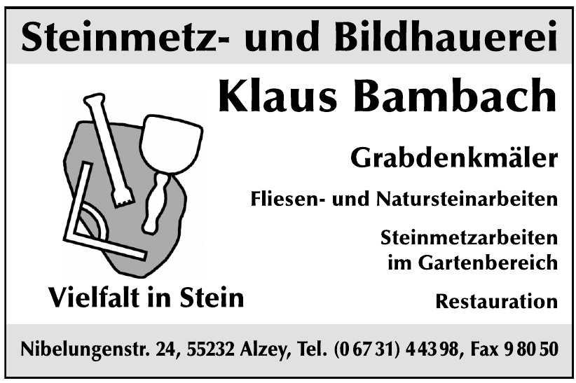 Steinmetz- und Bildnauerei Klaus Bambach
