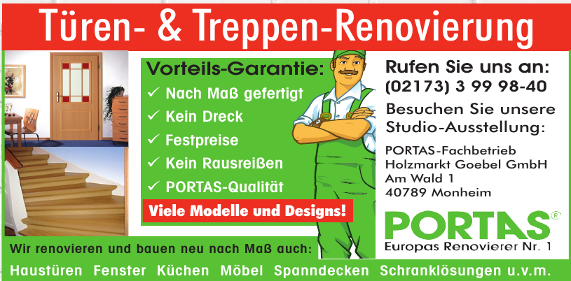 Portas-Fachbetrieb Mustermann GmbH Portas-Fachbetrieb Mustermann GmbH