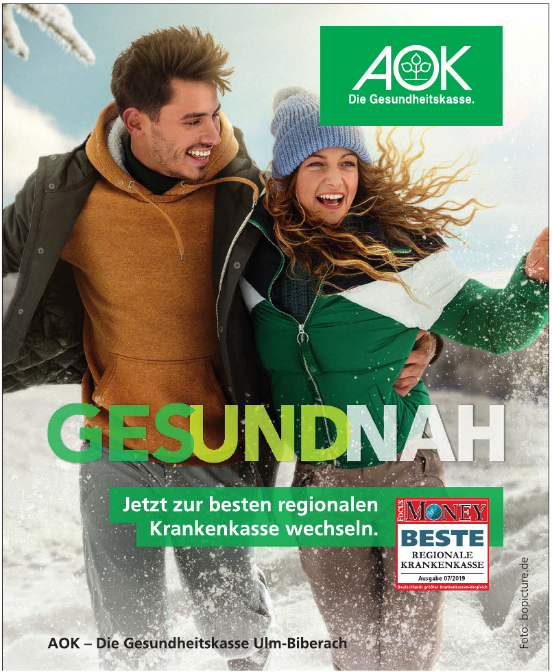 AOK - Die Gesundheitskasse Ulm-Biberach AOK - Die Gesundheitskasse Ulm-Biberach