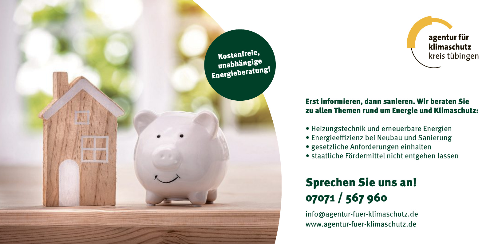 Agentur für Klimaschuzt Kreis Tübingen Agentur für Klimaschuzt Kreis Tübingen