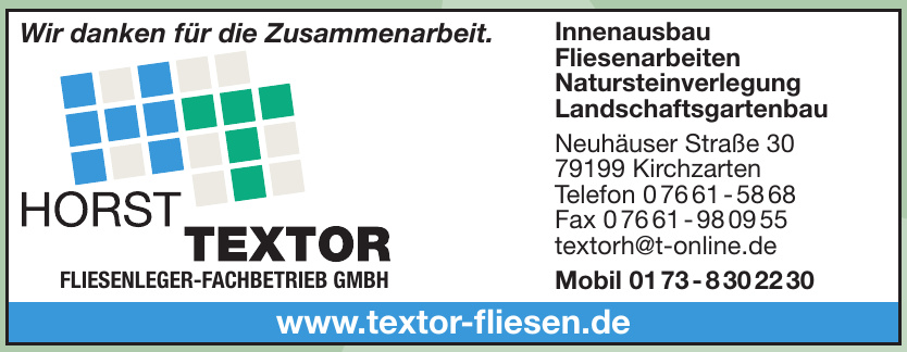Horst Textor Fliesenleger-Fachbetrieb GmbH