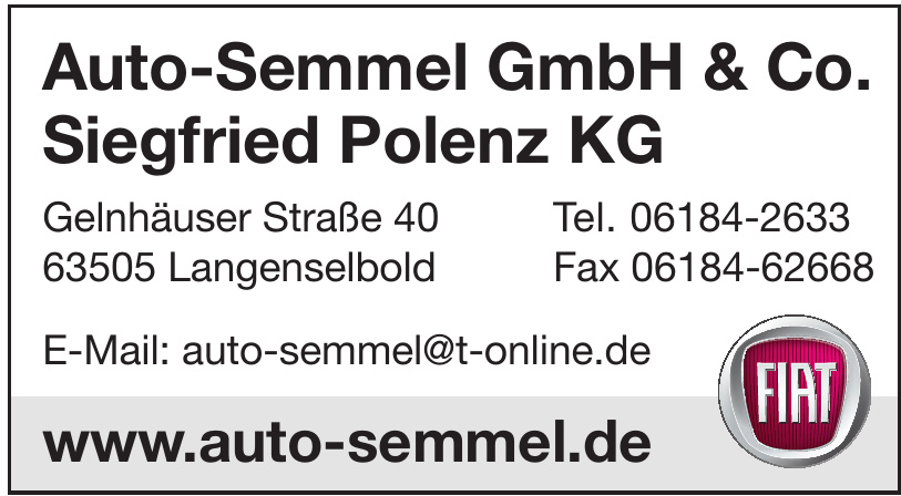 Auto-Semmel GmbH & Co. Siegfried Polenz KG