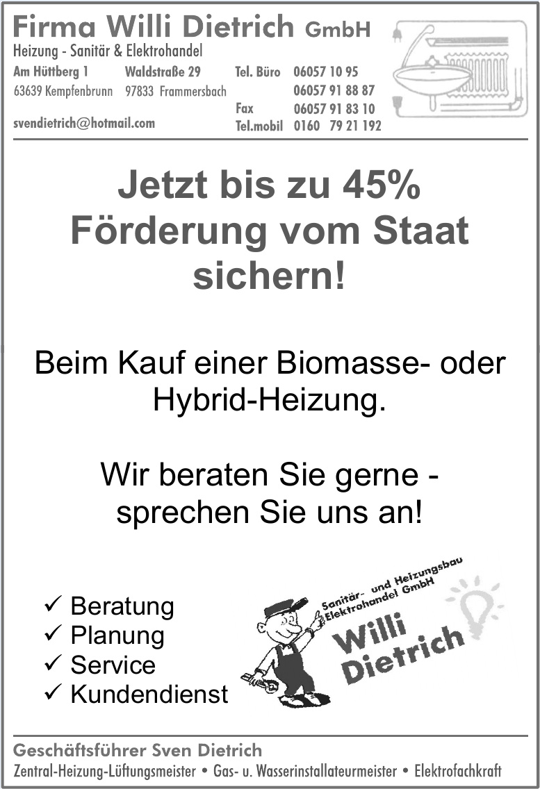 Firma Willi Dietrich GmbH Firma Willi Dietrich GmbH