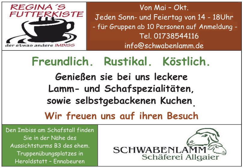 Schwabenlamm Schäferei Allgaier Schwabenlamm Schäferei Allgaier