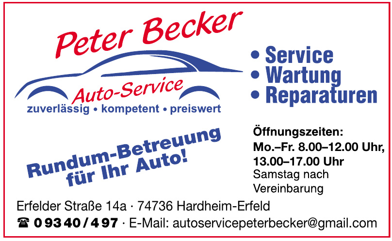 Peter Becker - Auto-Service