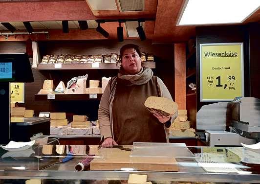 Nicole Christensen verkauft Käse-Spezialitäten und gehört zum wichtigen Wochenmarkt-Beirat