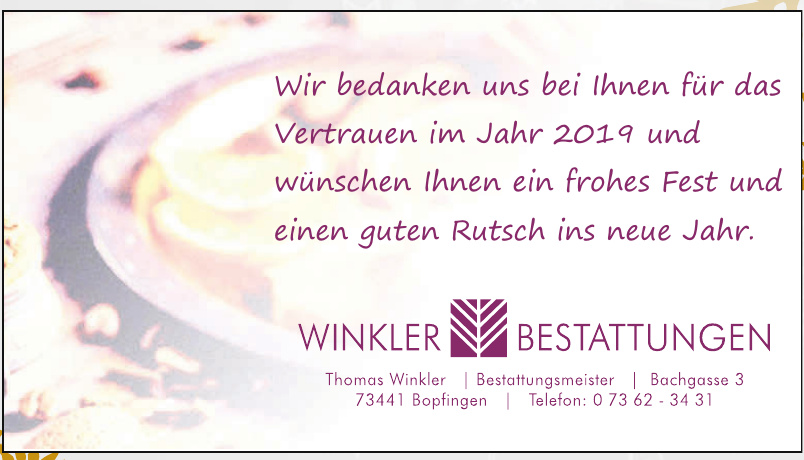 Winkler Bestattungen Winkler Bestattungen