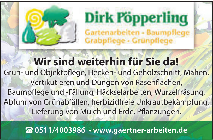 Dirk Pöpperling Gartenarbeiten Dirk Pöpperling Gartenarbeiten