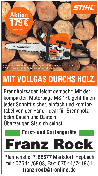 Forst- und Gartengeräte Franz Rock Forst- und Gartengeräte Franz Rock