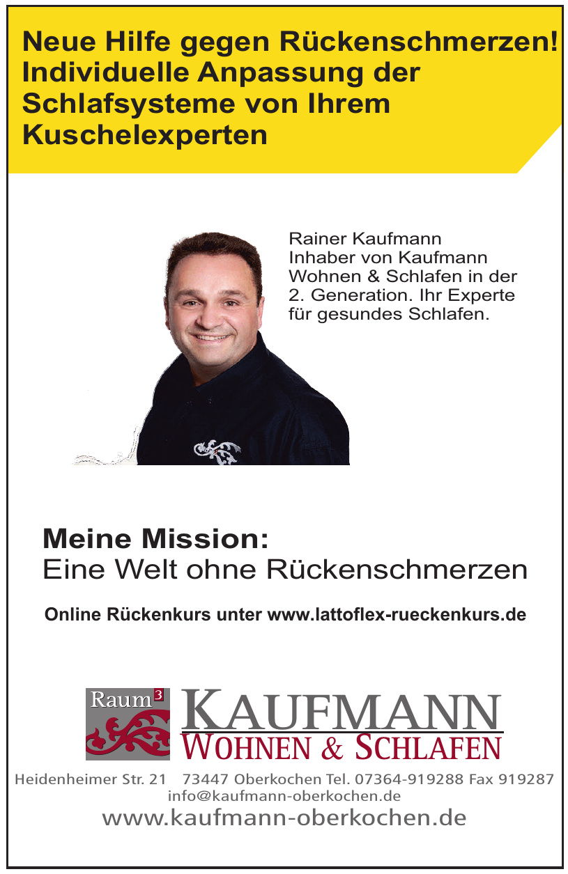 Kaufmann Wohnen & Schlafen Kaufmann Wohnen & Schlafen