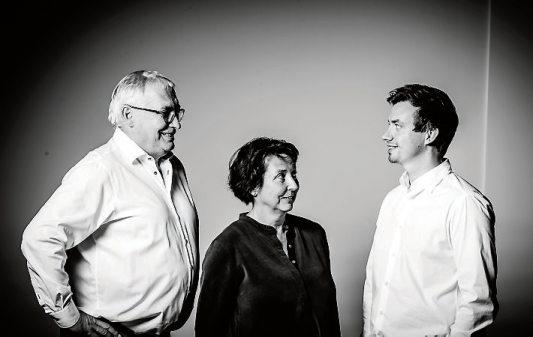 Die Geschäftsleitung der Firmengruppe Gfrörer: Uwe Gfrörer, Sabine Schüch, Tim Gfrörer (von links).