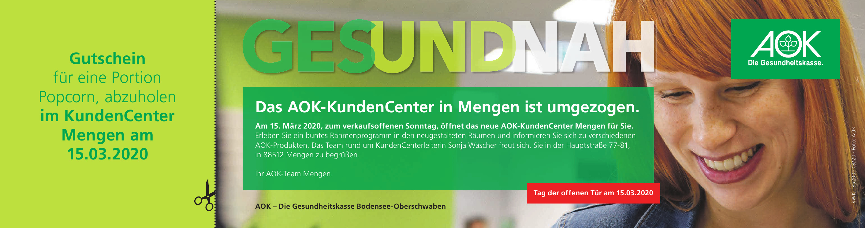 AOK-KundenCenter in Mengen AOK-KundenCenter in Mengen