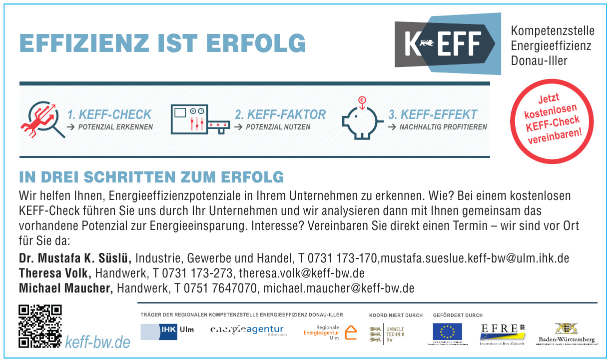 Kompetenzstelle Energieeffizienz Donau-Iller Kompetenzstelle Energieeffizienz Donau-Iller