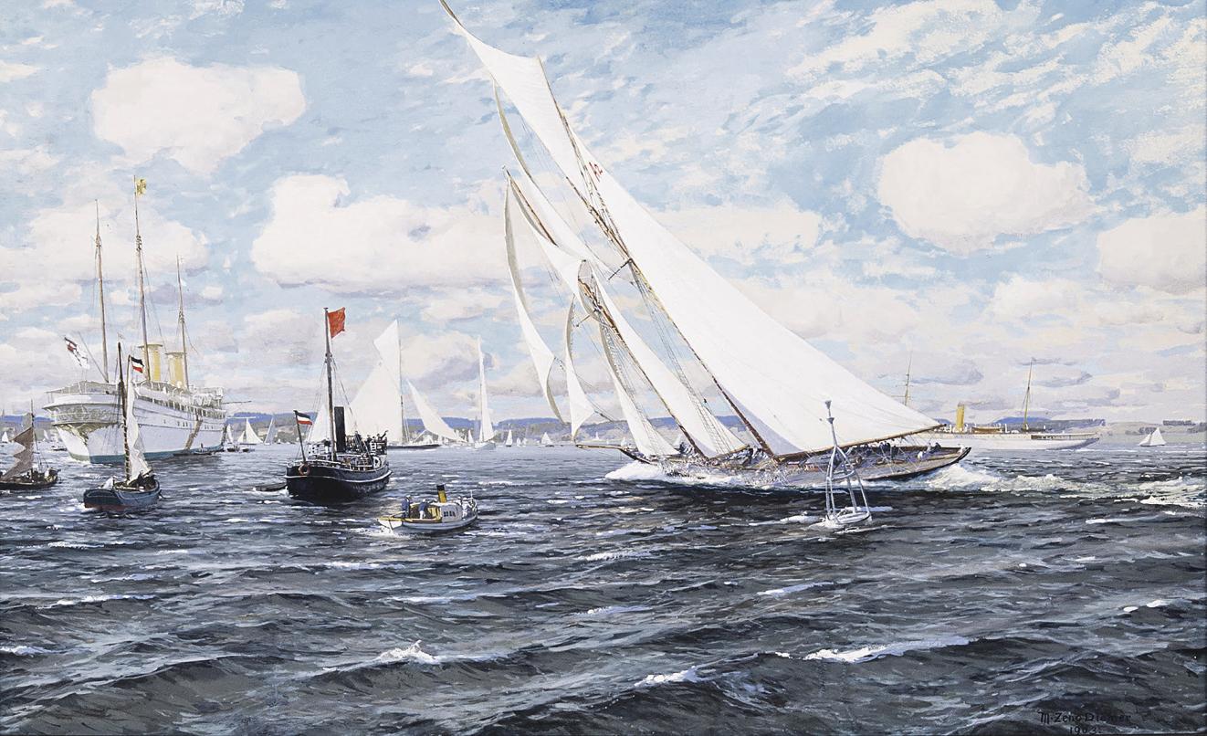 Michael Zeno Diemer (1867–1939) war ein deutscher Maler, der mit seinen Panoramamotiven bekannt wurde. Kreuzfahrten des Künstlers in das Nordmeer und den Mittelmeerraum verdanken sich zahlreiche Marinebilder.