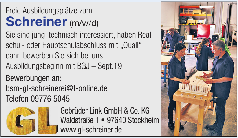 Gebrüder Link GmbH & Co. KG Gebrüder Link GmbH & Co. KG