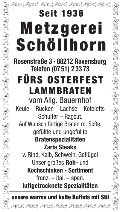 Metzgerei Schöllhorn Metzgerei Schöllhorn