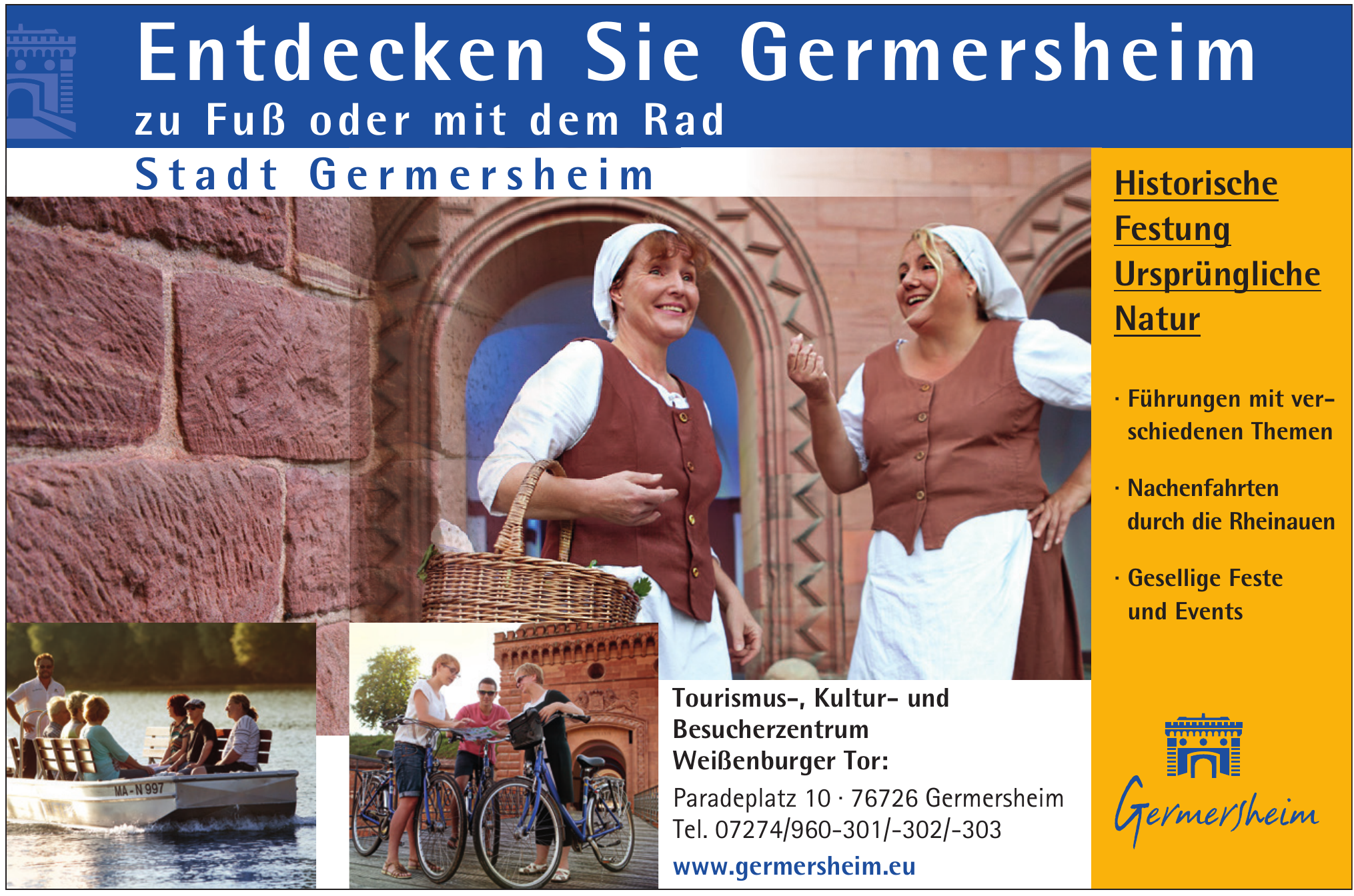 Germersheim - Tourismus-, Kultur- und Besucherzentrum Weißenburger Tor Germersheim - Tourismus-, Kultur- und Besucherzentrum Weißenburger Tor