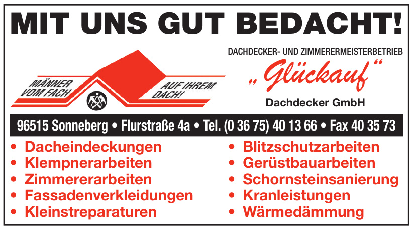 „Glückauf“ Dachdecker GmbH „Glückauf“ Dachdecker GmbH