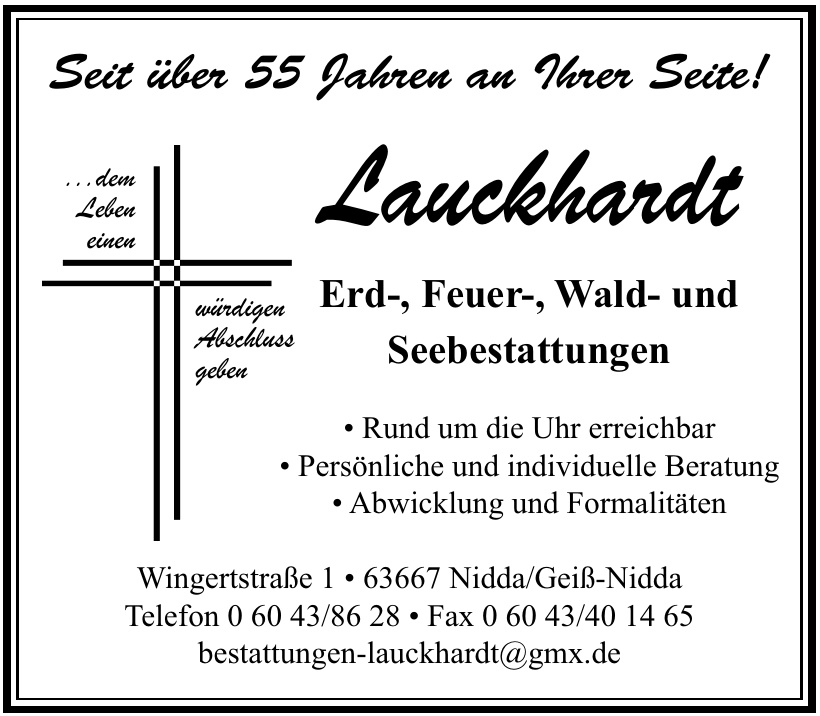 Bestattungen Lauckhardt