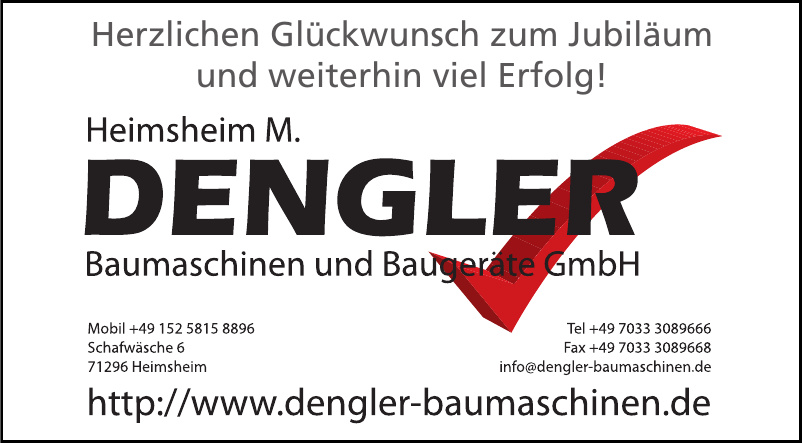 Heimsheim M.Dengler Baumaschinen und Baugeräte GmbH