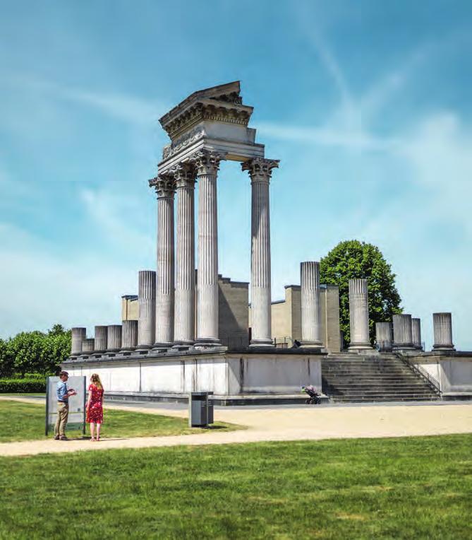 Der Hafentempel im LVR-Archäologischer Park Xanten. Foto: Malte Schmitz Der Hafentempel im LVR-Archäologischer Park Xanten. Foto: Malte Schmitz