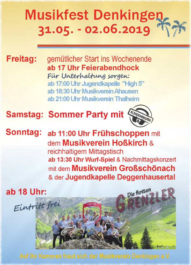 Musikfest Denkinger Musikfest Denkinger