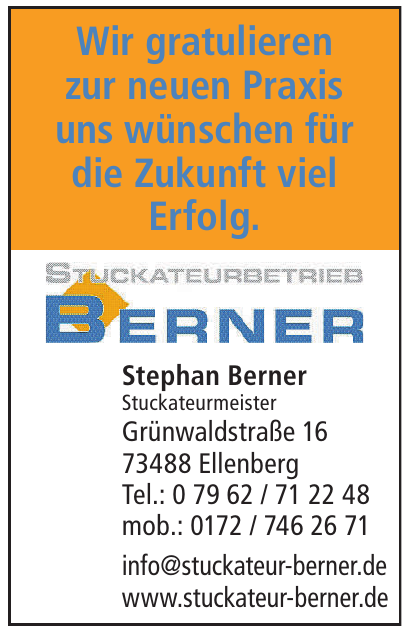 Stephan Berner Stuckateurmeister Stephan Berner Stuckateurmeister