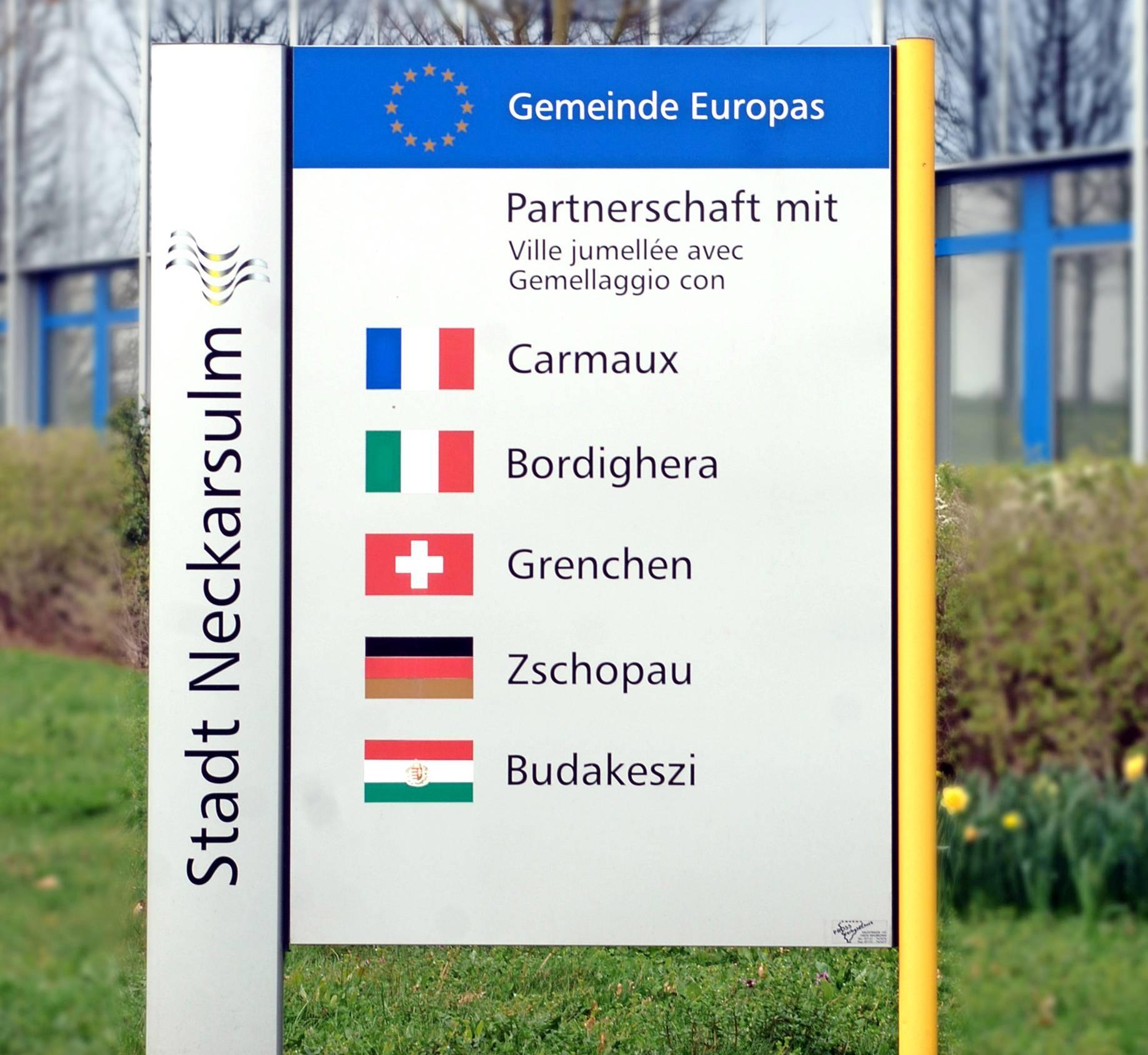 Mutmacher in Zeiten von Corona: Mit einer Botschaft der Verbundenheit wandte sich jetzt Neckarsulms OB Steffen Hertwig an die Partnerstädte. Foto: Archiv/Kugler Mutmacher in Zeiten von Corona: Mit einer Botschaft der Verbundenheit wandte sich jetzt Neckarsulms OB Steffen Hertwig an die Partnerstädte. Foto: Archiv/Kugler