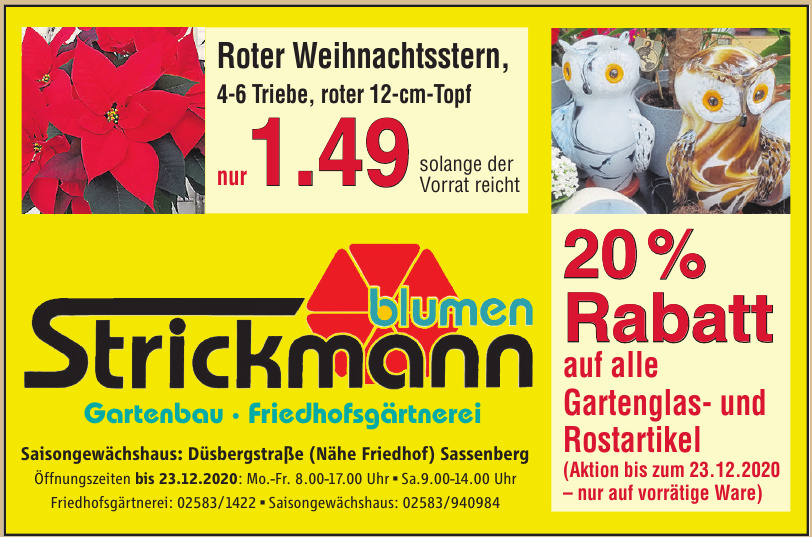Blumen Strickmann Blumen Strickmann