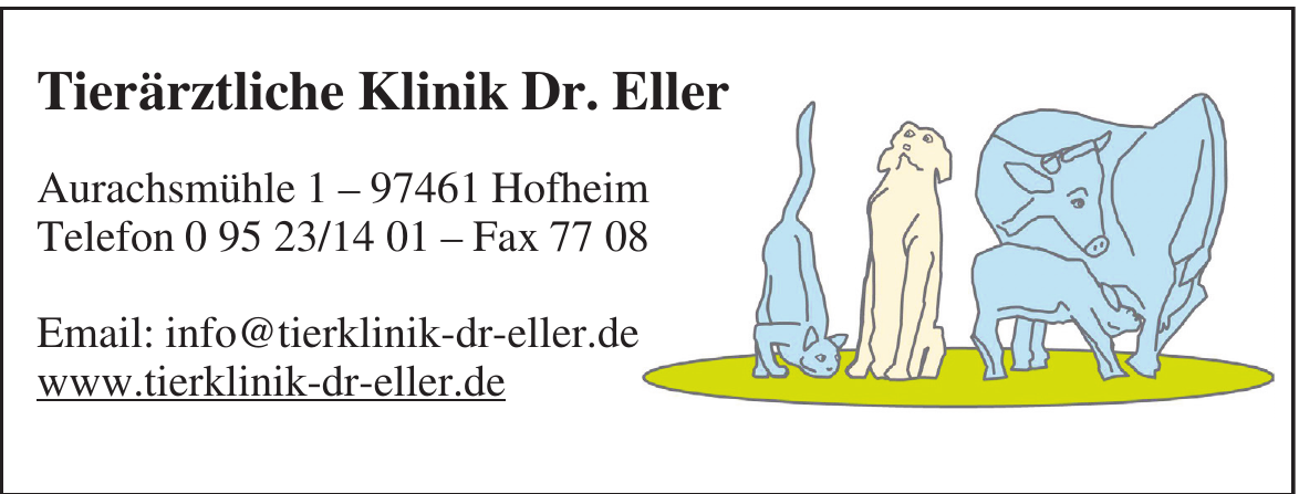 Tierärztliche Klinik Dr. Eller Tierärztliche Klinik Dr. Eller