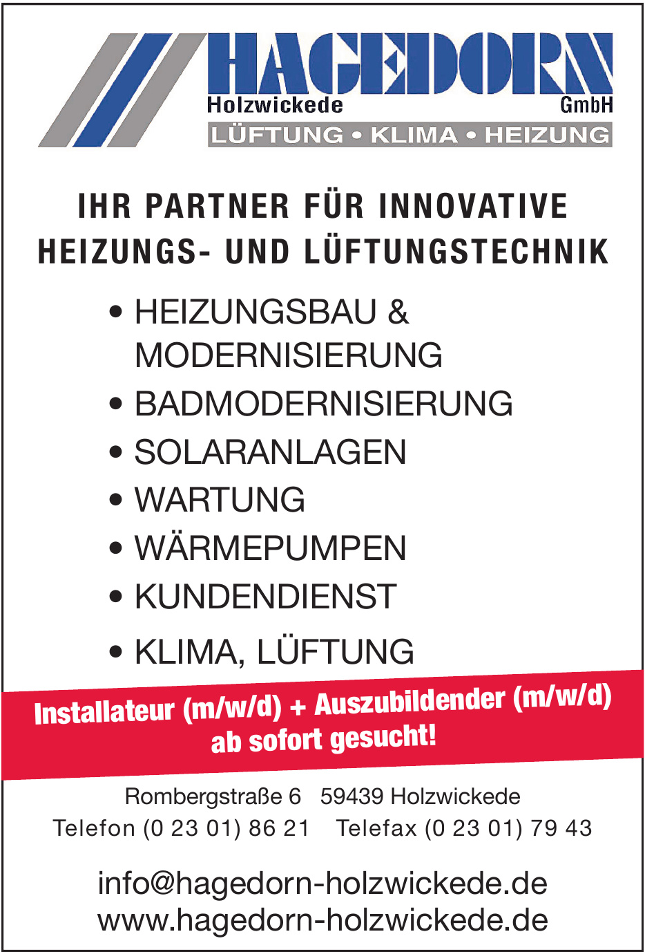 Hagedorn Holzwickede GmbH