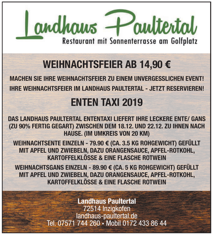 Landhaus Paultertal Landhaus Paultertal