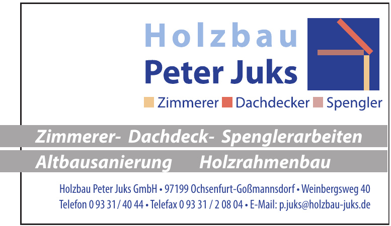 Holzbau Peter Juks GmbH Holzbau Peter Juks GmbH