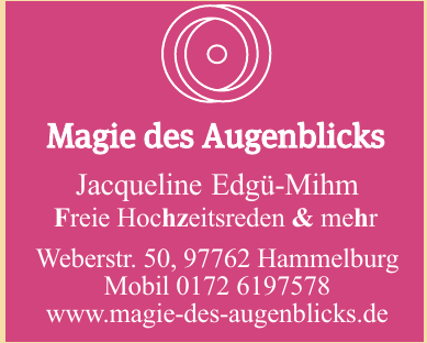 Magie des Augenblicks Magie des Augenblicks
