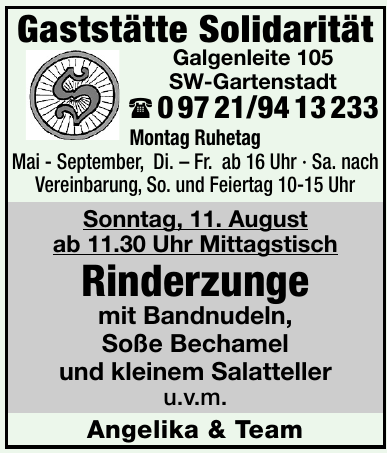 Gaststätte Solidarität Gaststätte Solidarität
