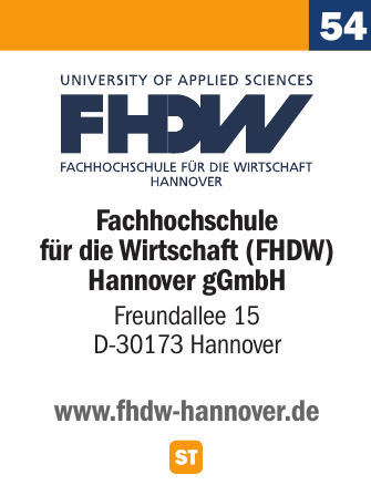 Fachhochschule für die Wirtschaft (FHDW) Hannover gGmbH Fachhochschule für die Wirtschaft (FHDW) Hannover gGmbH