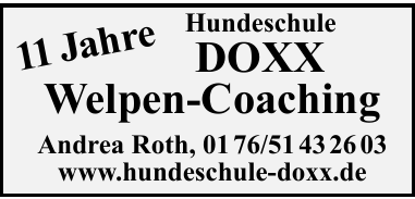 Hundeschule Doxx Welpen-Coaching Hundeschule Doxx Welpen-Coaching