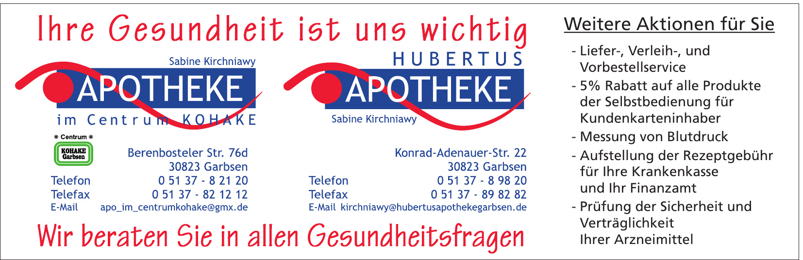 Apotheke im Centrum Kohake Apotheke im Centrum Kohake