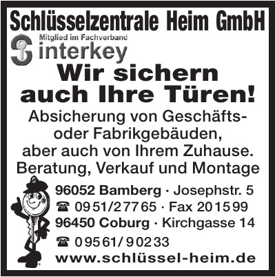 Schlüsselzentrale Heim GmbH Schlüsselzentrale Heim GmbH